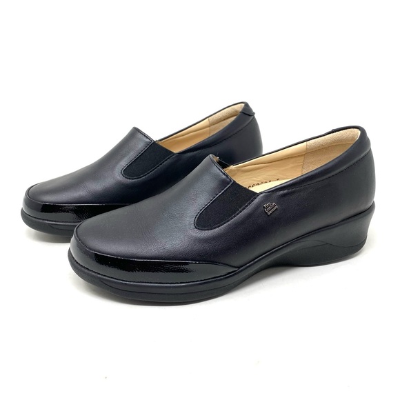 Finn Comfort Tallinn Clog Black UK 3.5 | Leather Slip-On Comfort Shoes NIB - Picture 2 of 7